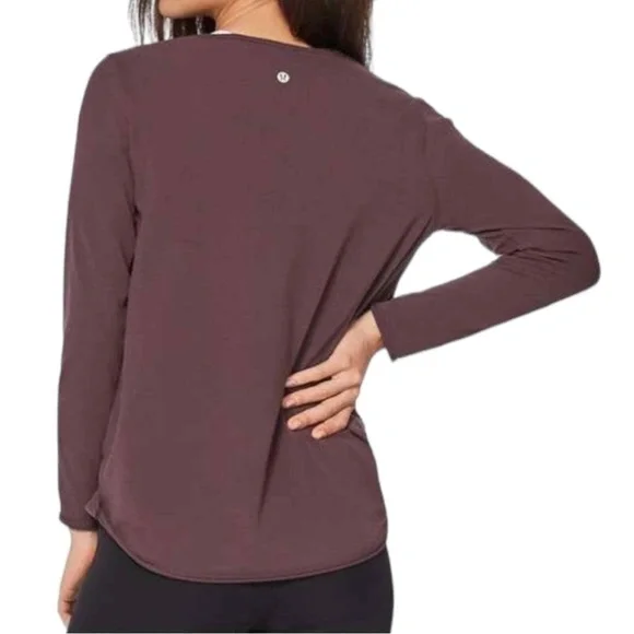 Lululemon Black Cherry Freedom Wrap - EUC - Picture 2 of 4